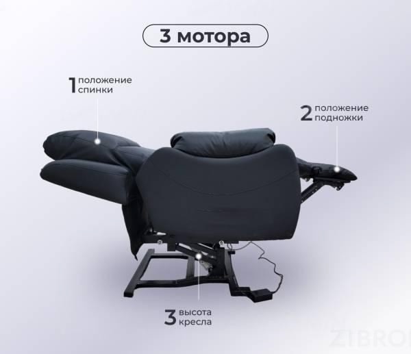 Кресло-реклайнер Ханна 3 мотора Кресло-реклайнер Ханна 3 мотора