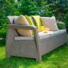 Комплект мебели Corfu Russia Love Seat Max (3х мест.диван), капучино в Москве и РФ