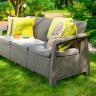 Комплект мебели Corfu Russia Love Seat Max (3х мест.диван), капучино в Москве и РФ
