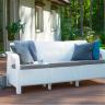 Комплект мебели Corfu Love Seat Max (3х мест.диван), белый в Москве и РФ