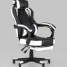 Игровое кресло компьютерное TopChairs Virage черно-белое геймерское в Москве и РФ