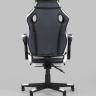 Игровое кресло компьютерное TopChairs Virage черно-белое геймерское в Москве и РФ