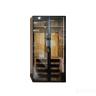 GD-10002 Шкаф Alto двухдверный c выдвижными ящиками, цвет орех, дверцы стекло 100*57*230см в Москве и РФ