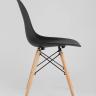 Стул Eames DSW черный пластиковый, сталь, натуральный массив бука, 4 шт. в Москве и РФ