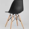 Стул Eames DSW черный пластиковый, сталь, натуральный массив бука, 4 шт. в Москве и РФ
