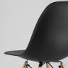 Стул Eames DSW черный пластиковый, сталь, натуральный массив бука, 4 шт. в Москве и РФ
