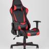 Игровое кресло компьютерное TopChairs Racer черно-красное геймерское в Москве и РФ