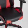 Игровое кресло компьютерное TopChairs Racer черно-красное геймерское в Москве и РФ