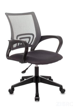TopChairs ST-Basic офисное сетка/ткань серый крестовина пластик механизм Пиастра в Москве и РФ