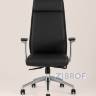 для руководителя TopChairs Armor офисное черное обивка экокожа крестовина металл в Москве и РФ