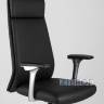 для руководителя TopChairs Armor офисное черное обивка экокожа крестовина металл в Москве и РФ