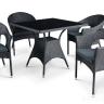 Комплект мебели из искусственного ротанга - Avanti Black в Москве и РФ