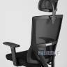 для руководителя TopChairs Local офисное черное обивка сетка ткань крестовина пластик в Москве и РФ