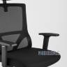 для руководителя TopChairs Local офисное черное обивка сетка ткань крестовина пластик в Москве и РФ