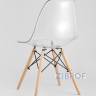 Eames стол стеклянный D80, 3 стула прозрачных в Москве и РФ