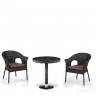 Кофейны комплект плетеной мебели T601/Y79A-W53 Brown (2+1) в Москве и РФ