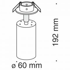 Потолочный светильник Technical C018CL-01MG
