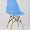 Стул Eames DSW голубой, литой полипропилен, стальной каркас, массив бука, 4 шт. в Москве и РФ