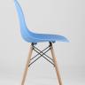 Стул Eames DSW голубой, литой полипропилен, стальной каркас, массив бука, 4 шт. в Москве и РФ