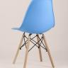 Стул Eames DSW голубой, литой полипропилен, стальной каркас, массив бука, 4 шт. в Москве и РФ