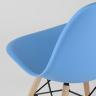 Стул Eames DSW голубой, литой полипропилен, стальной каркас, массив бука, 4 шт. в Москве и РФ