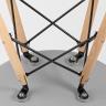 Стул Eames DSW голубой, литой полипропилен, стальной каркас, массив бука, 4 шт. в Москве и РФ