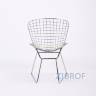 Bertoia хромированный металл с белой подушкой из экокожи в Москве и РФ