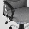 Компьютерное кресло TopChairs Bonus офисное серое в обивке из текстиля и сетки, механизм качания Top Gun пятилучье в Москве и РФ