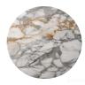 160KD-26501 Стол журнальный, мрамор Arabescato Corchia d60*40см в Москве и РФ