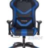 Игровое кресло Кресло игровое Бюрократ CH-772N/BL+BLUE две подушки черный/синий искусственная кожа (пластик чер в Москве и РФ