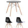 Eames стол черный D80, 2 черных стула в Москве и РФ
