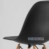 Eames диаметр стола 80 см, столешница стекло, 2 стула Eames черные в Москве и РФ