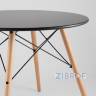 Eames стол черный диаметр 80 см, 2 стула Eames DAW черные в Москве и РФ