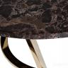 33FS-CT20C05-PG Стол журнальный Dark Emperador d100*40,6см в Москве и РФ