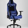 Игровое кресло компьютерное TopChairs Racer Premium синее геймерское в Москве и РФ