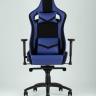 Игровое кресло компьютерное TopChairs Racer Premium синее геймерское в Москве и РФ