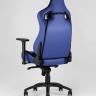 Игровое кресло компьютерное TopChairs Racer Premium синее геймерское в Москве и РФ