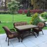 Комплект плетеной мебели T130/LV-520BB-Brown_Beige в Москве и РФ