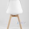 Eames DST, диаметр стола 80 см, 3 стула Frankfurt белые в Москве и РФ