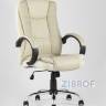 TopChairs Atlant офисное бежевое обивка экокожа, механизм качания Top Gun в Москве и РФ