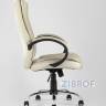 TopChairs Atlant офисное бежевое обивка экокожа, механизм качания Top Gun в Москве и РФ