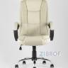 TopChairs Atlant офисное бежевое обивка экокожа, механизм качания Top Gun в Москве и РФ