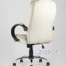 TopChairs Atlant офисное бежевое обивка экокожа, механизм качания Top Gun в Москве и РФ
