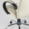 TopChairs Atlant офисное бежевое обивка экокожа, механизм качания Top Gun в Москве и РФ