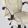 TopChairs Atlant офисное бежевое обивка экокожа, механизм качания Top Gun в Москве и РФ