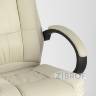 TopChairs Atlant офисное бежевое обивка экокожа, механизм качания Top Gun в Москве и РФ