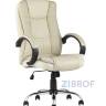 TopChairs Atlant офисное бежевое обивка экокожа, механизм качания Top Gun в Москве и РФ