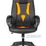 Кресло игровое Бюрократ VIKING-8N/BL-OR черный/оранжевый искусственная кожа геймерское в Москве и РФ