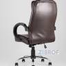 Компьютерное кресло TopChairs Atlant офисное коричневое обивка экокожа, механизм качания Top Gun коричневый в Москве и РФ
