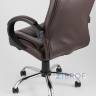 Компьютерное кресло TopChairs Atlant офисное коричневое обивка экокожа, механизм качания Top Gun коричневый в Москве и РФ